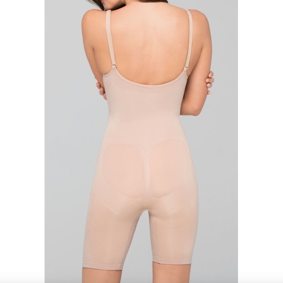 NEW Body Wrap The Smooth Catwalk Underbust Long-Leg Shaper w/ Straps 44305 Nude - Picture 2 of 2